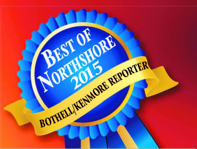 Bothell/Kenmore Reporter Best of Northshore 2015 Award