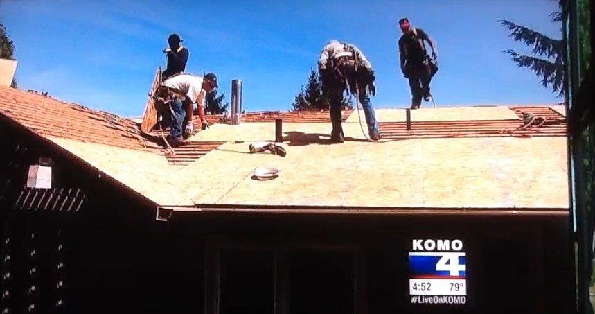 Cornerstone Roofing is on KOMO 4 NEWS tonight as a “Top Rating for Quality” Roofer