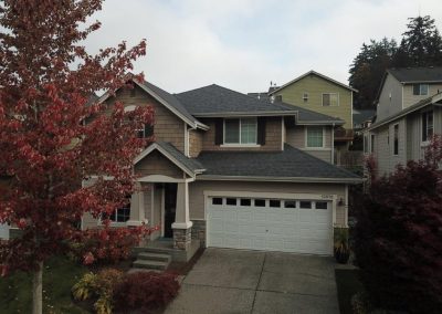 Asphalt Composition Shingle Roof before Roof Replacement in Kenmore Washington