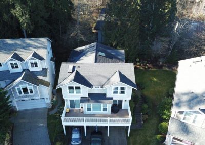 CertainTeed Landmark Moire Black Asphalt Composition Shingle New Roof Replacement in Kenmore Washington